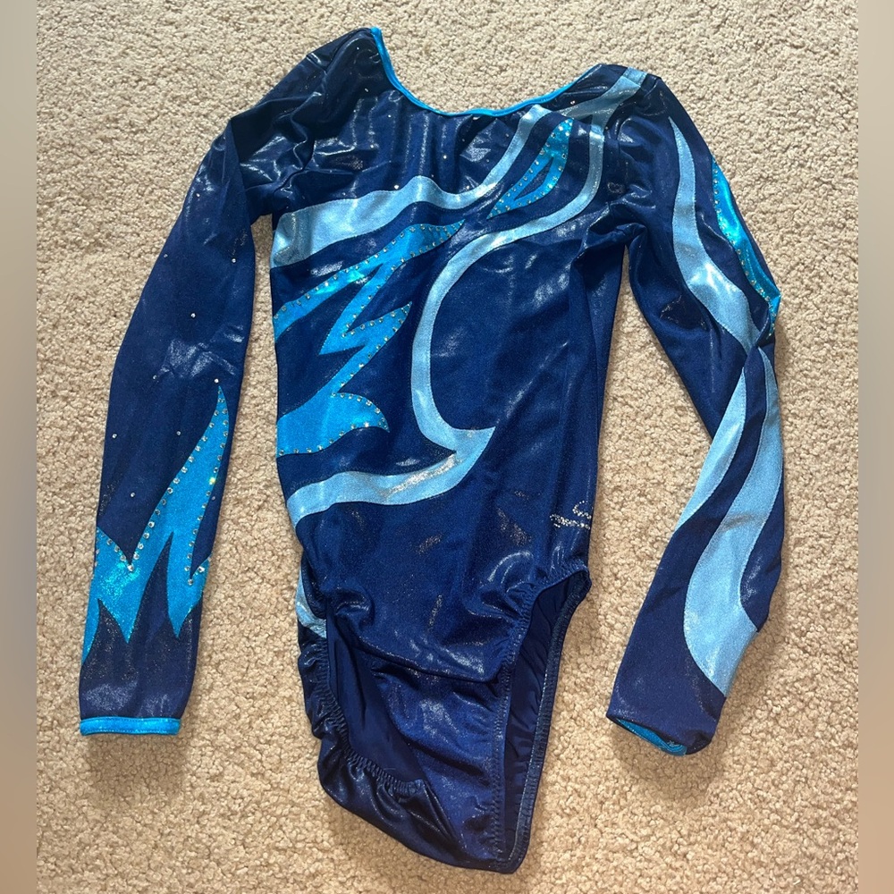 Dreamlight Blue competition leotard